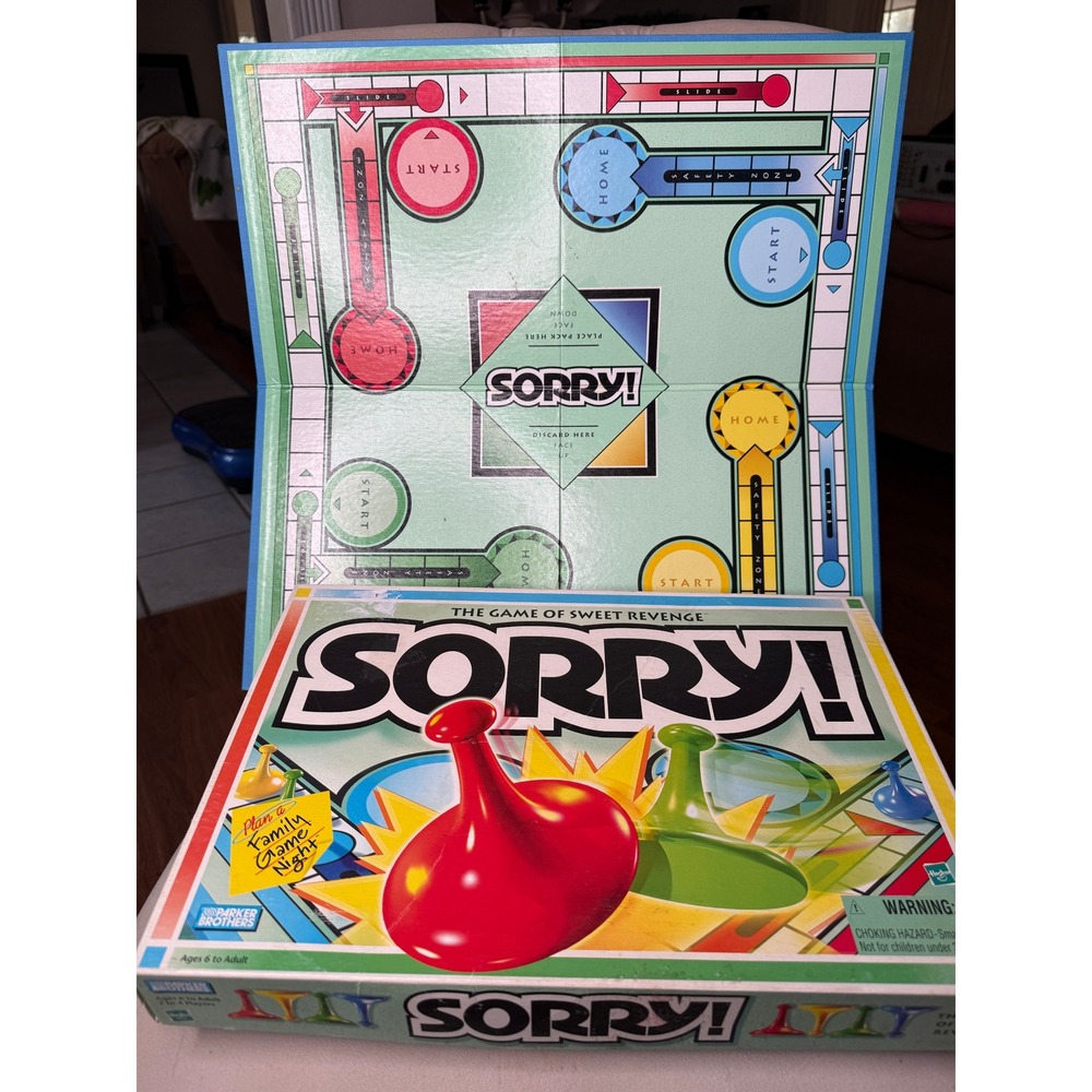 SORRY! Classic Board Game – Complete Set – Good Condition – Family Game Night
